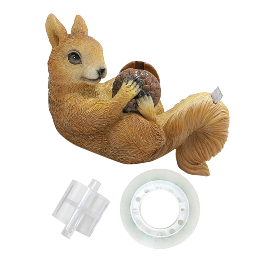 Tape Dispenser Weighted - Cute Squirrel Shaped Tape Dispenser Resin
