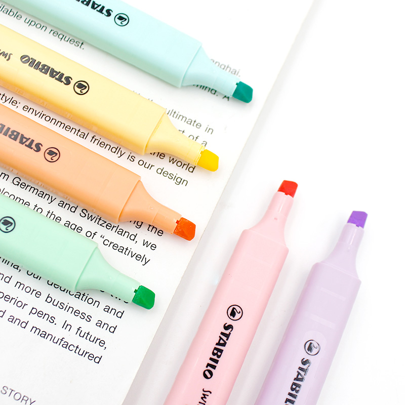 6 Pcs STABILO Highlighter 275  - đánh giá và giá Stabilo Marker Swing Cool