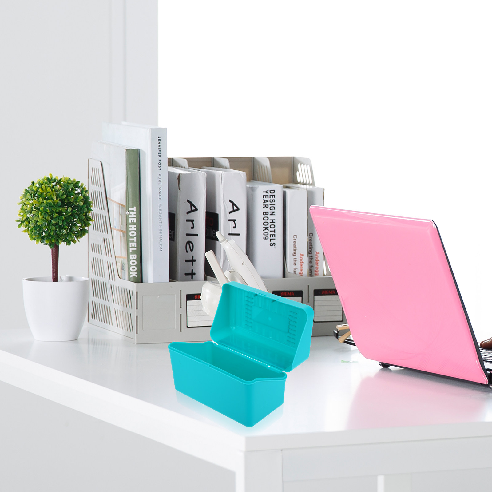 4Pcs Plastic Index Card File B - đánh giá và giá Index Card Holder