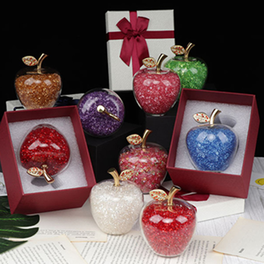 Colors Crystal Apple Paperweig - đánh giá và giá Paper Weight Crystal