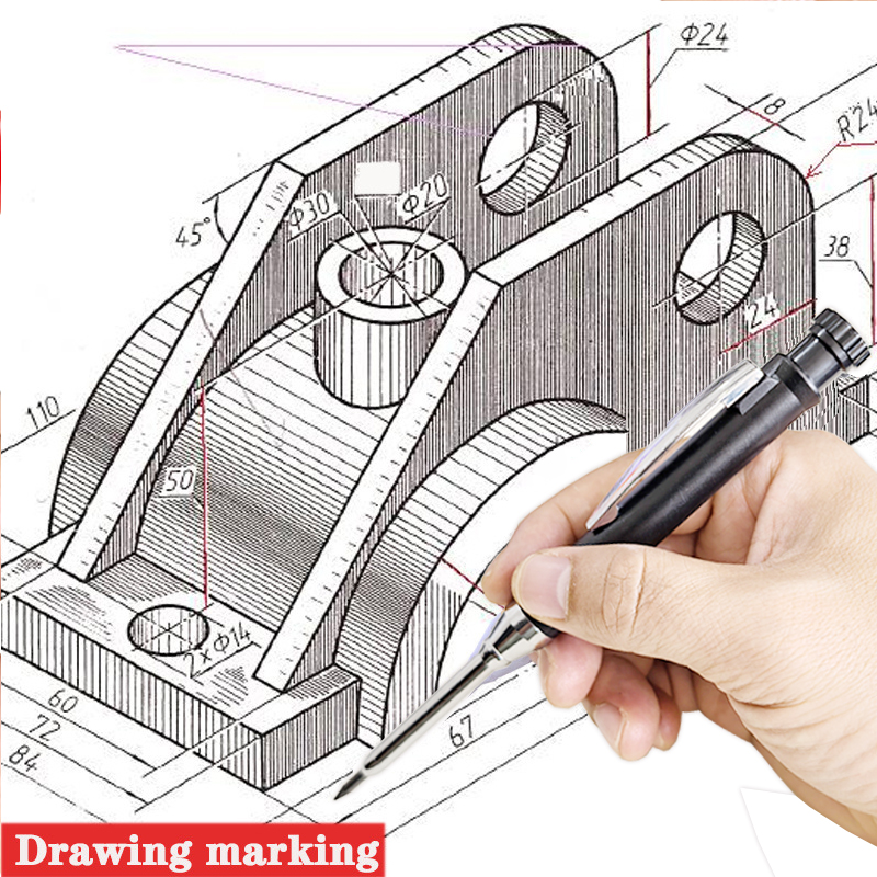 6 Colors Woodworking Automatic - đánh giá và giá Staedtler Pencil Lumocolor
